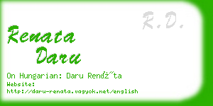 renata daru business card